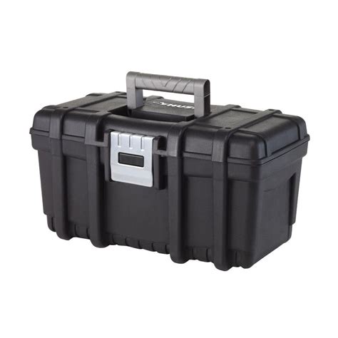 16 in tool box with metal latch|aluminum tool box 16.125.